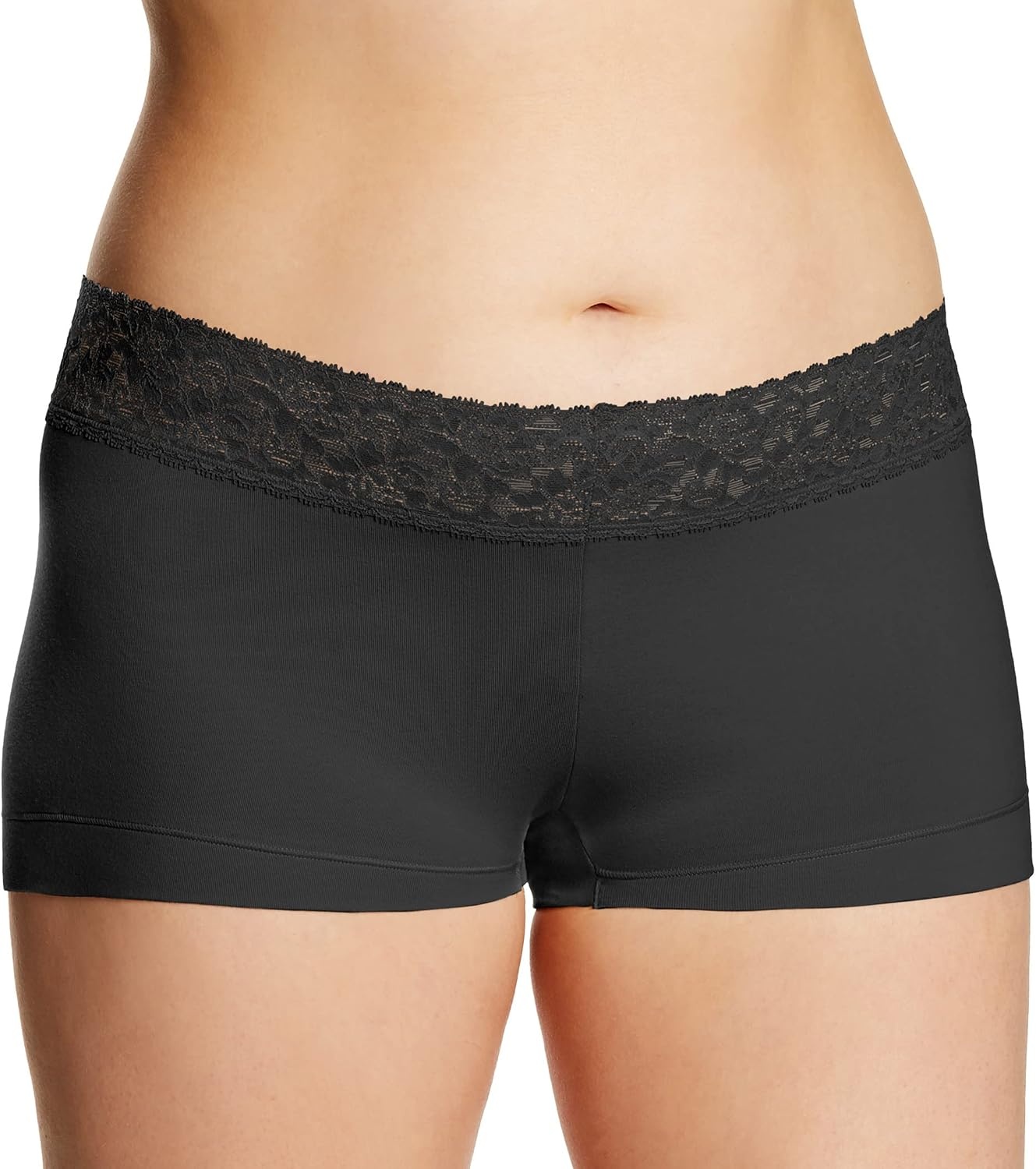 image:imageMaidenform Womens Underwear Boy Shorts Pack 3Pack Stretch Cotton Underwear Women Pack Comfy Boy short Panties for WomenNavyGrey DazeBlack