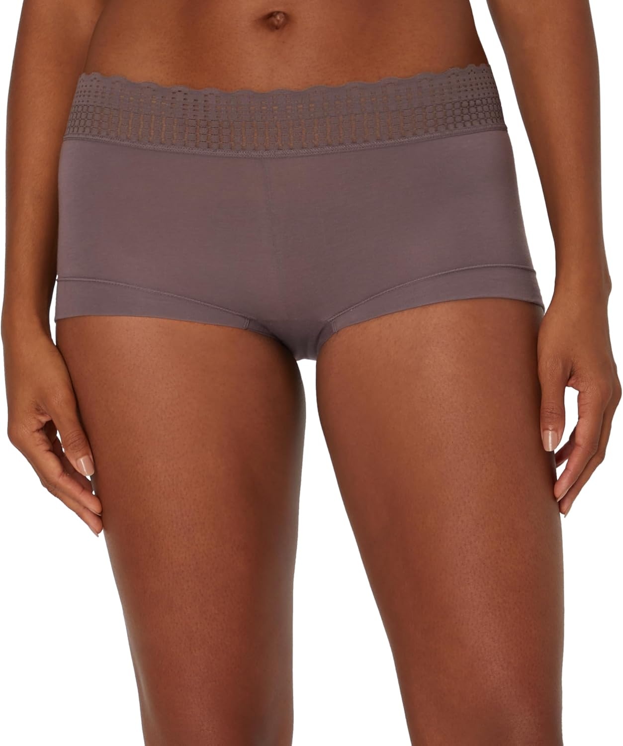 image:imageMaidenform Womens Underwear Boy Shorts Pack 3Pack Stretch Cotton Underwear Women Pack Comfy Boy short Panties for WomenSparrow BrownPink OmbreFloral