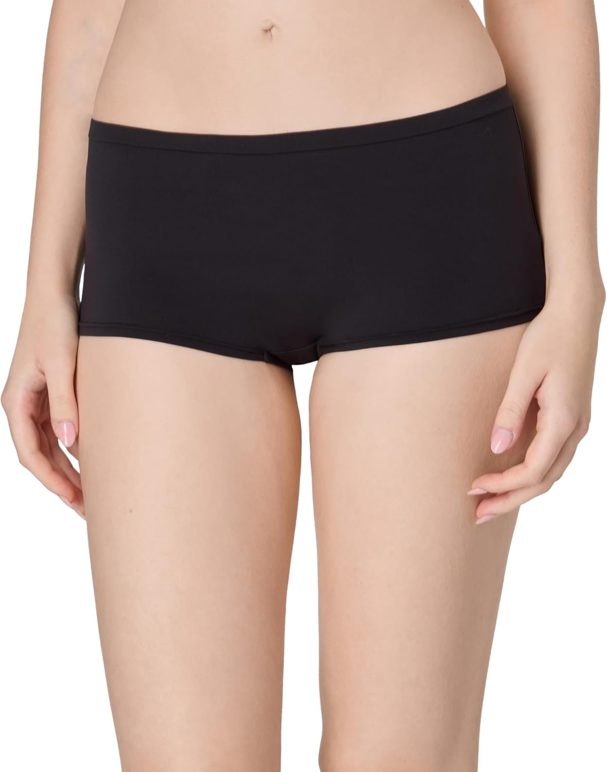 image:imageMaidenform Womens Underwear Boyshort 4pack Midrise Full Coverage Microfiber Stretch Buttery Soft Underwear PackBlackBlackBlackBlack
