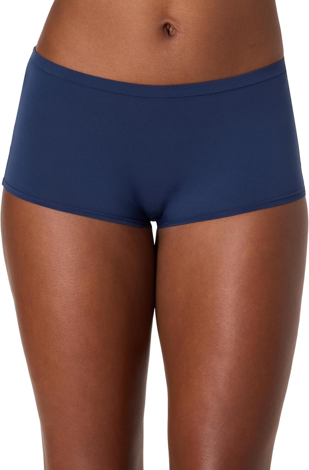 image:imageMaidenform Womens Underwear Boyshort 4pack Midrise Full Coverage Microfiber Stretch Buttery Soft Underwear PackBlackBlackNavyNavy