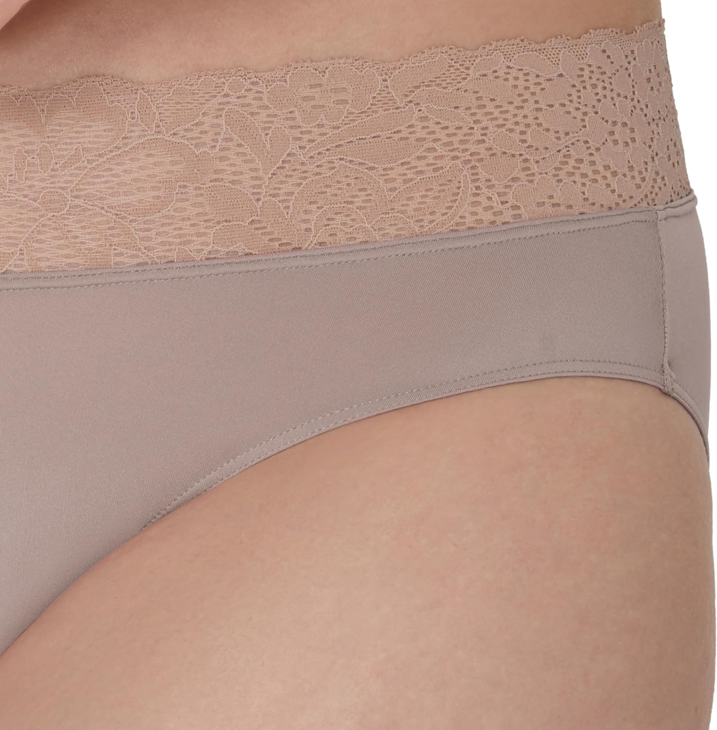 image:imageMaidenform Womens Underwear Hicut Panties Stretch Lace Highleg Underwear for Women 3packAutumn OrchidSalty PurpleWhite Lace