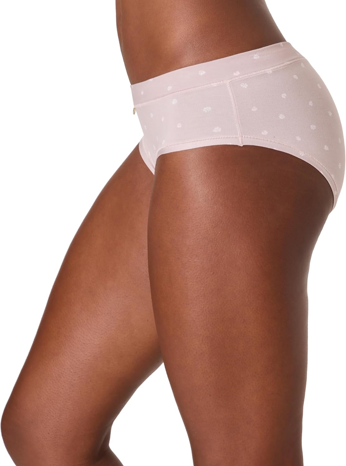 image:imageMaidenform Womens Underwear Hipster Pack 4Pack Viscose from Bamboo Underwear for Women LowRise PantiesBeigeAlmondEvening BlushBlush Heart