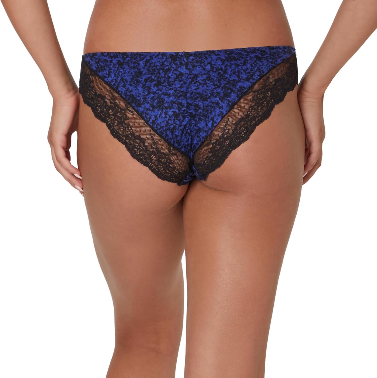 image:imageMaidenform Womens Underwear Tangas Pack 3Pack Lace Tanga Underwear Women Pack Cheeky Smooth amp Soft Panties for WomenBlack Texture PrintNavy Rose GoldCottage Ditsy