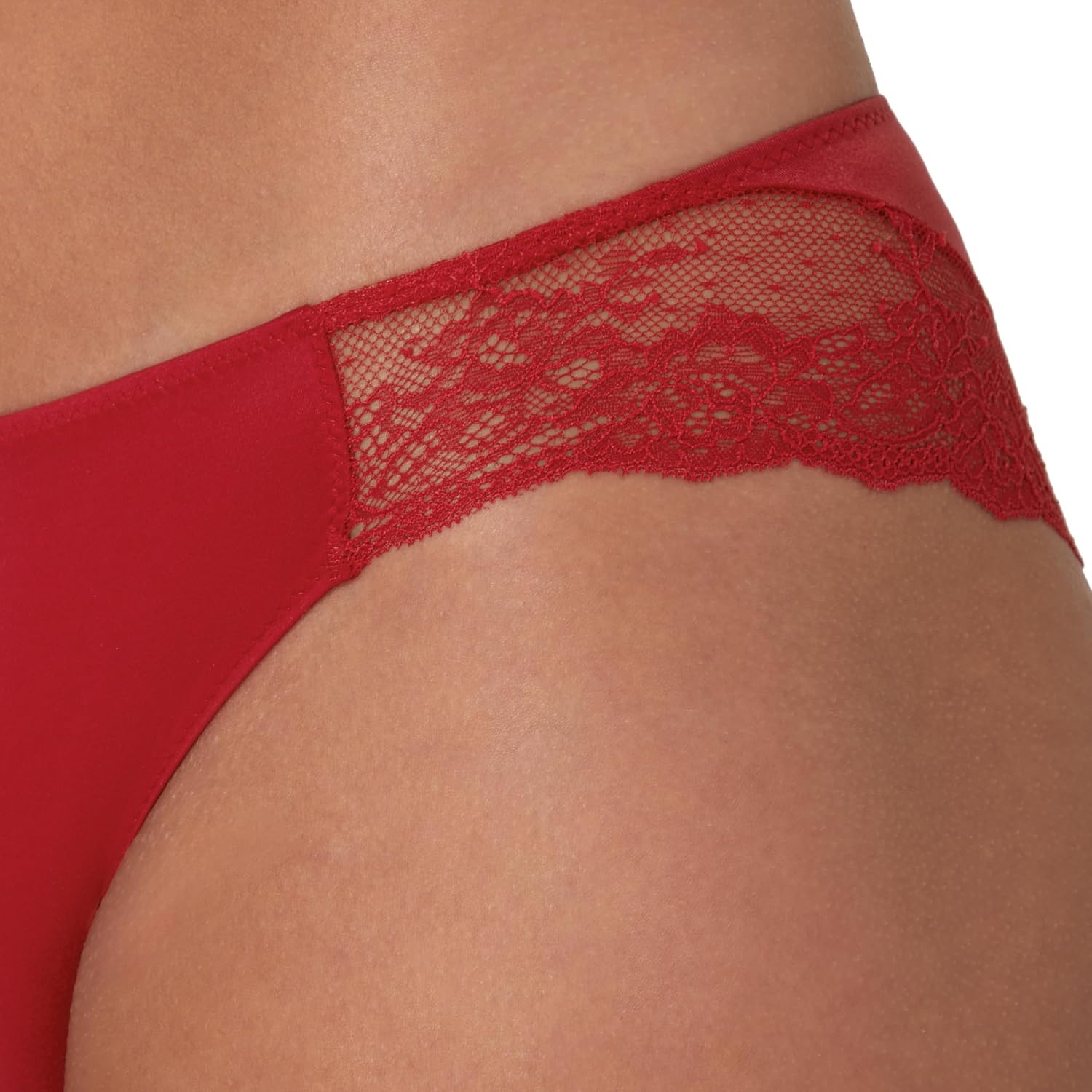 image:imageMaidenform Womens Underwear Tangas Pack 3Pack Lace Tanga Underwear Women Pack Cheeky Smooth amp Soft Panties for WomenCamera RedySteel StripeBlack