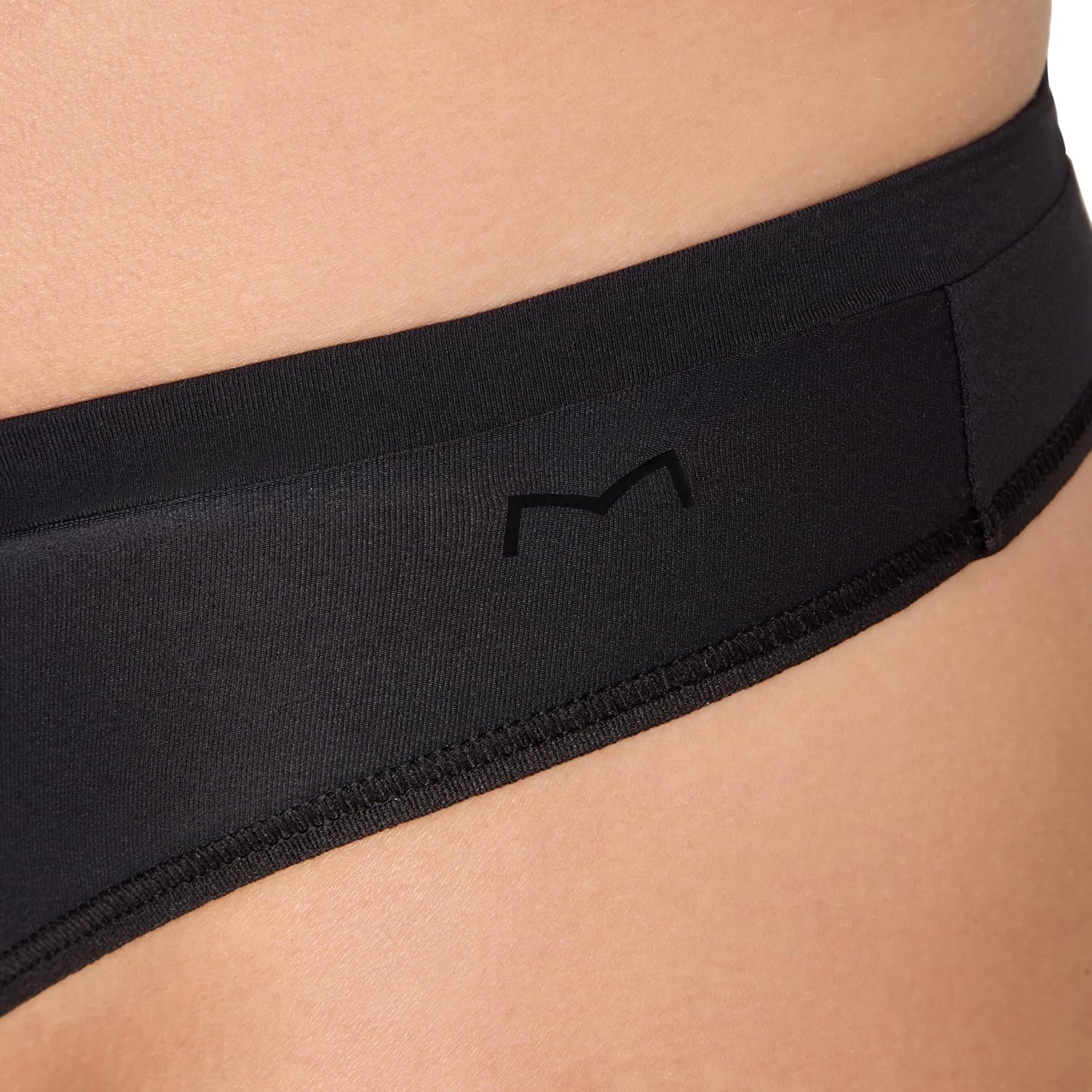image:imageMaidenform Womens Underwear Thong 4Pack Barely There MidRise Buttery Soft Thong Stretch Underwear PackBlackBlackBlackBlack
