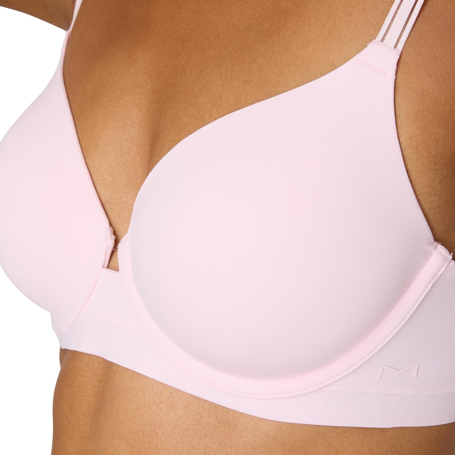 image:imageMaidenform Womens Underwire Bra Barely There NoShow Bra Full Coverage Adjustable amp Convertible StrapsBallerina Slipper