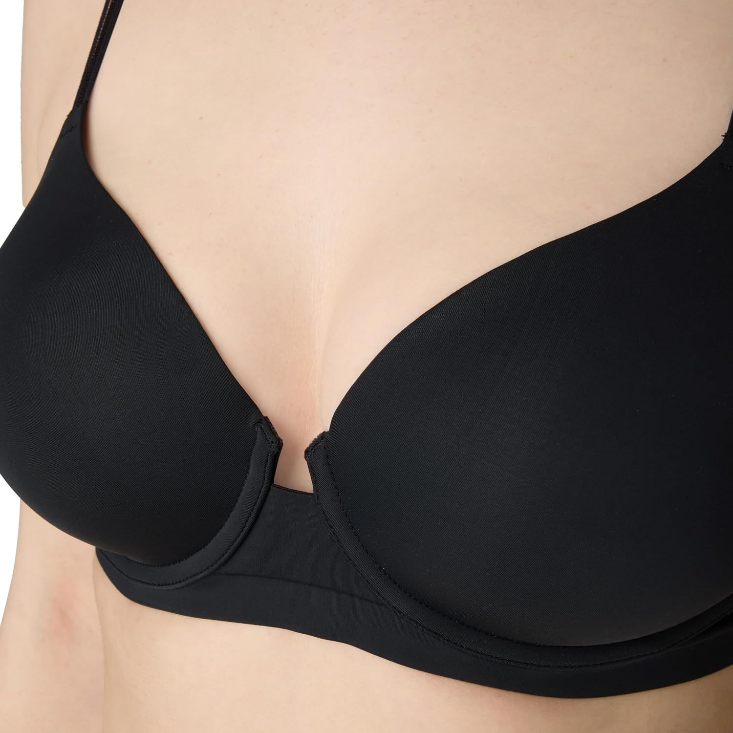 image:imageMaidenform Womens Underwire Bra Barely There NoShow Bra Full Coverage Adjustable amp Convertible StrapsBlack