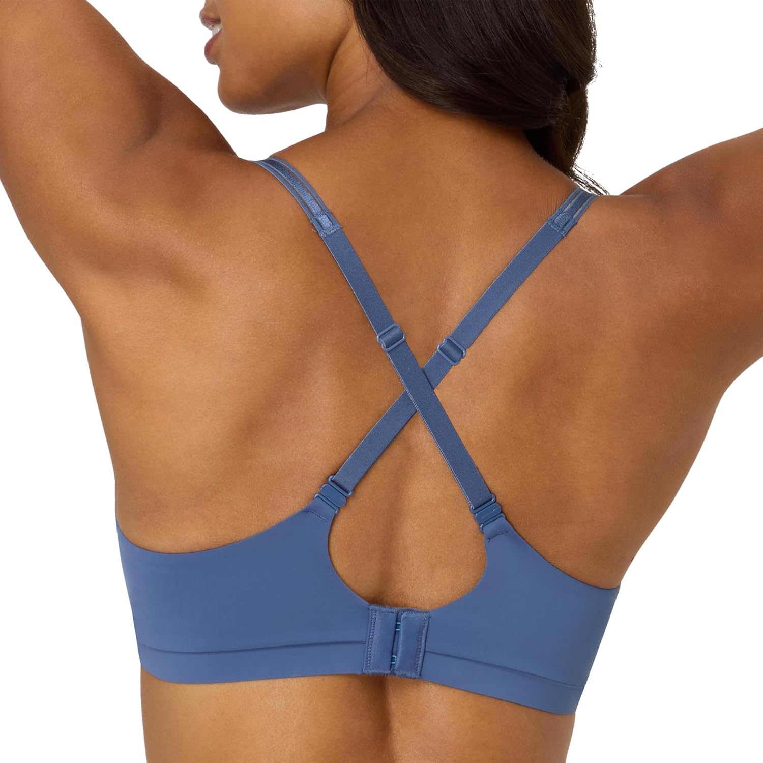 image:imageMaidenform Womens Underwire Bra Barely There NoShow Bra Full Coverage Adjustable amp Convertible StrapsDungaree Blue