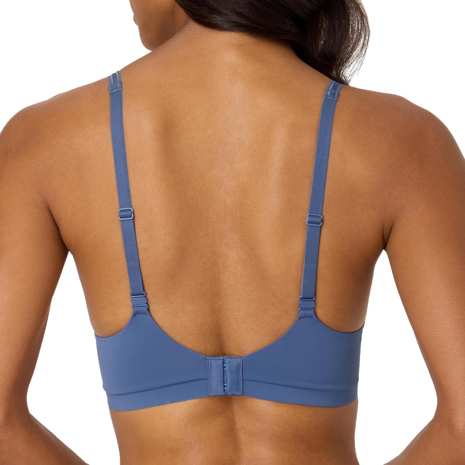 image:imageMaidenform Womens Underwire Bra Barely There NoShow Bra Full Coverage Adjustable amp Convertible StrapsDungaree Blue