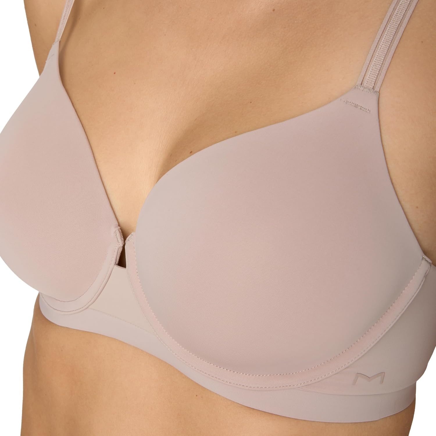 image:imageMaidenform Womens Underwire Bra Barely There NoShow Bra Full Coverage Adjustable amp Convertible StrapsEvening Blush