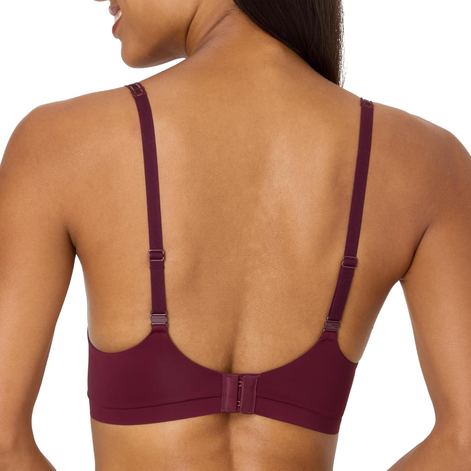 image:imageMaidenform Womens Underwire Bra Barely There NoShow Bra Full Coverage Adjustable amp Convertible StrapsNightfire Red