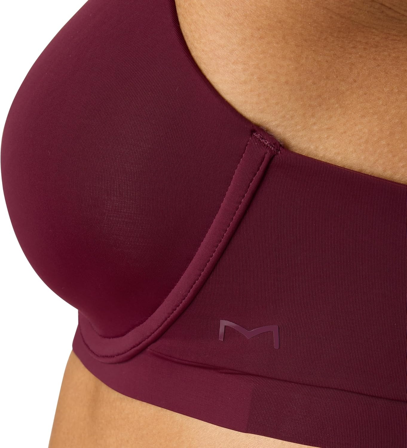 image:imageMaidenform Womens Underwire Bra Barely There NoShow Bra Full Coverage Adjustable amp Convertible StrapsNightfire Red