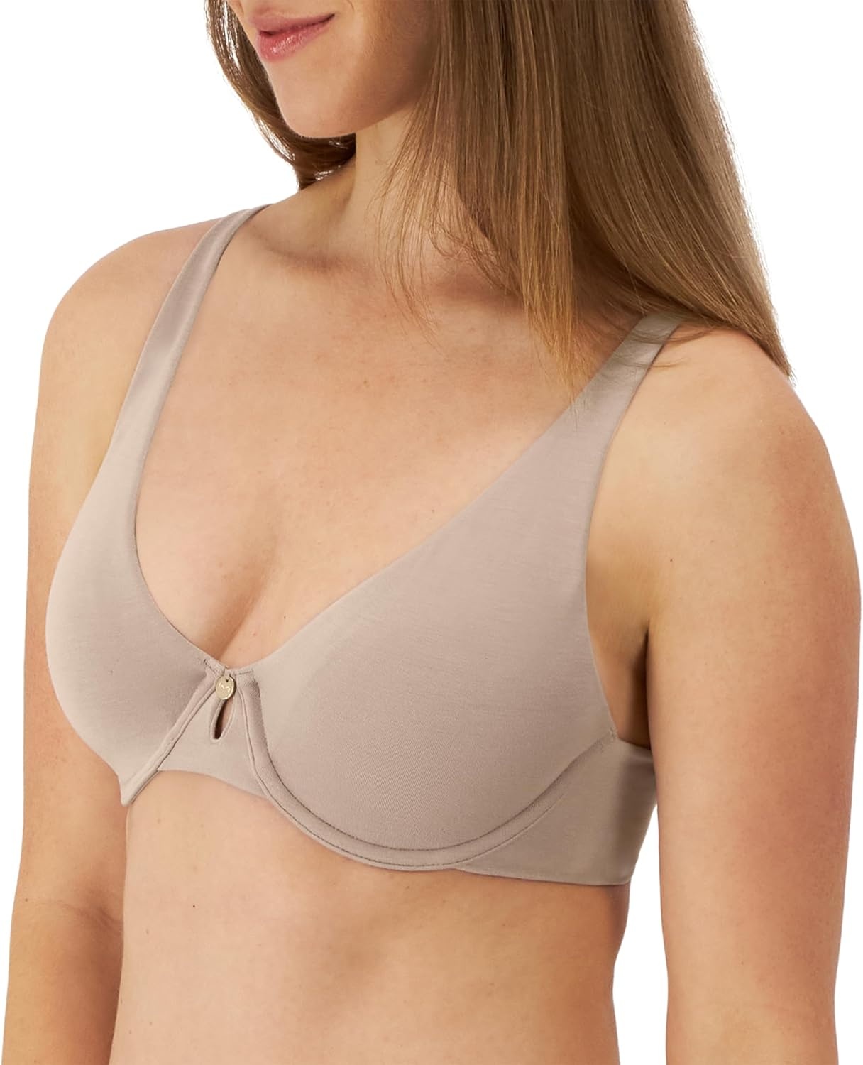 image:imageMaidenform Womens Underwire Bra Everyday Luxe Full Coverage Bra Convertible Underwire BraEvening Blush