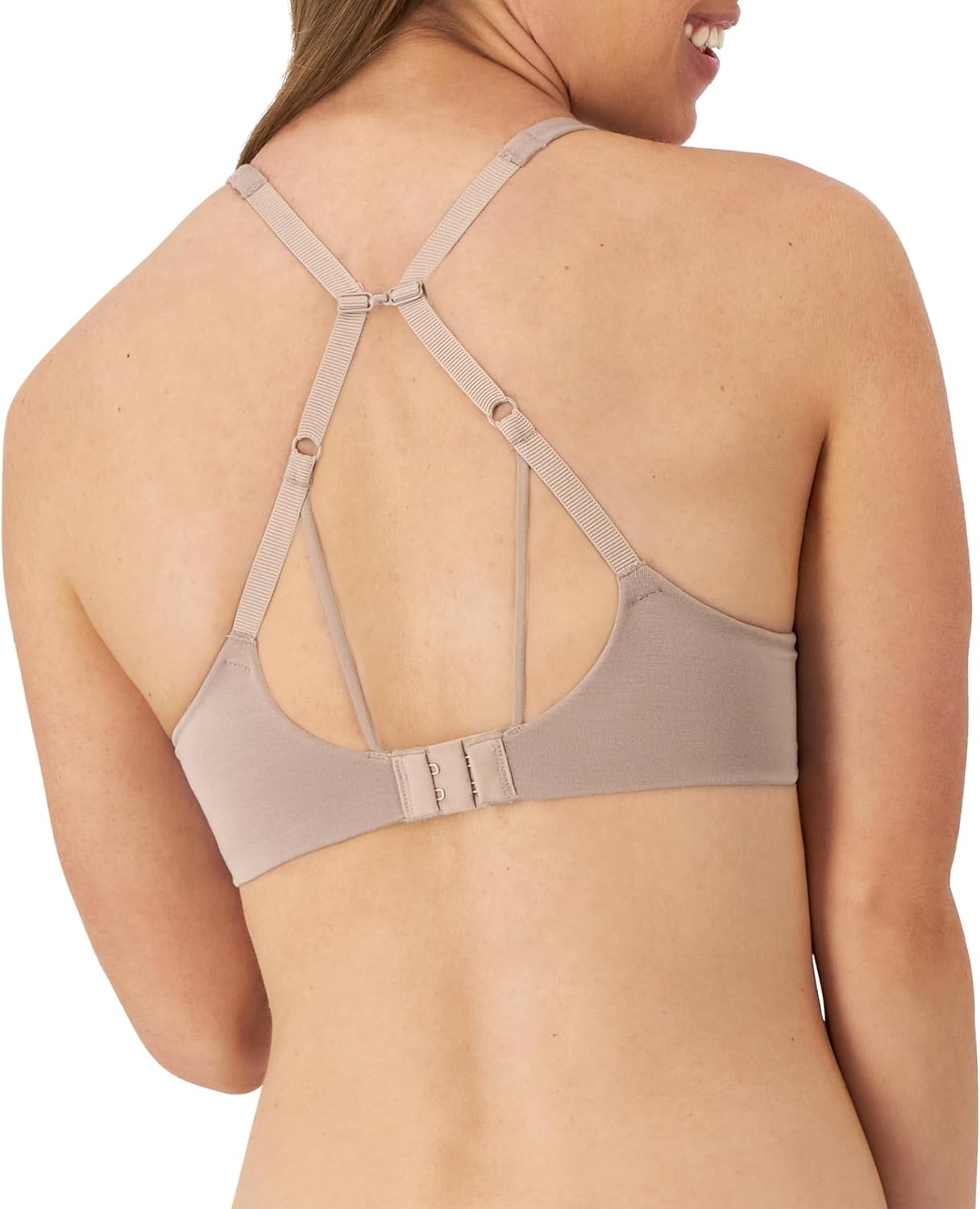 image:imageMaidenform Womens Underwire Bra Everyday Luxe Full Coverage Bra Convertible Underwire BraEvening Blush