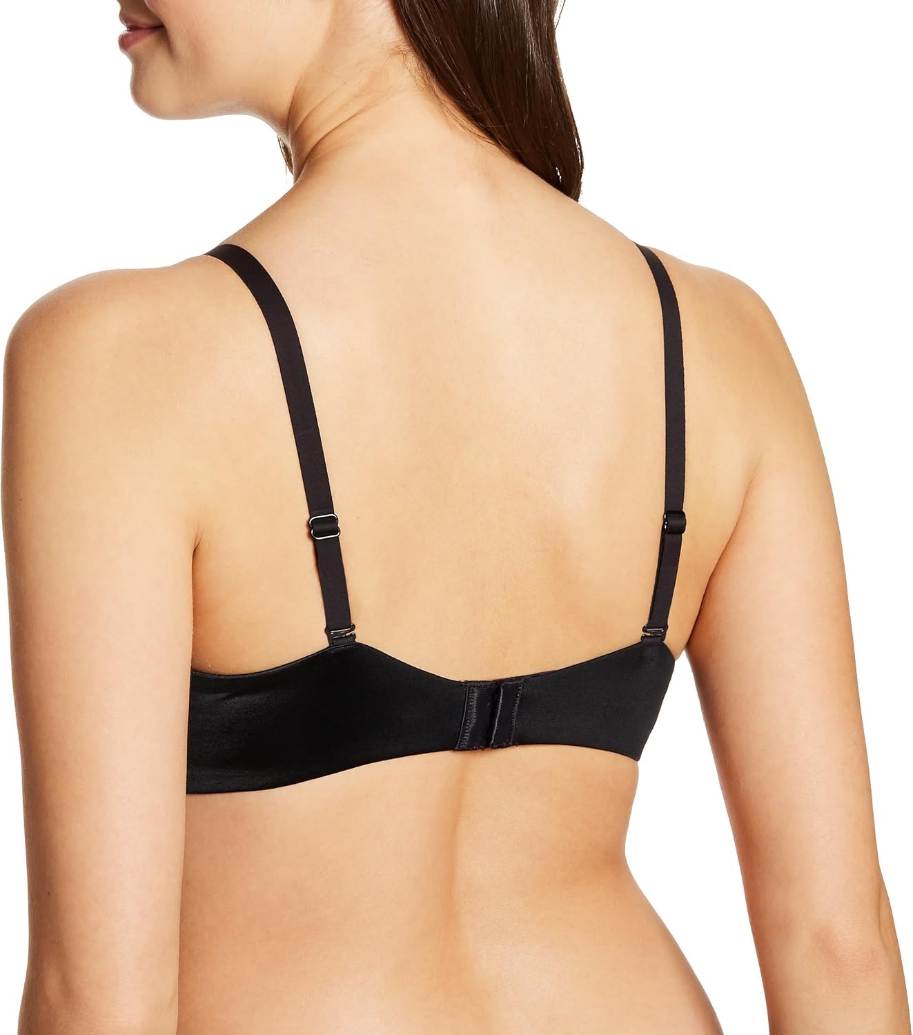 image:imageMaidenform Womens Underwire Bra Natural Boost Demi PushUp TShirt Bras for Women Lace Trim Convertible PlungingBlack