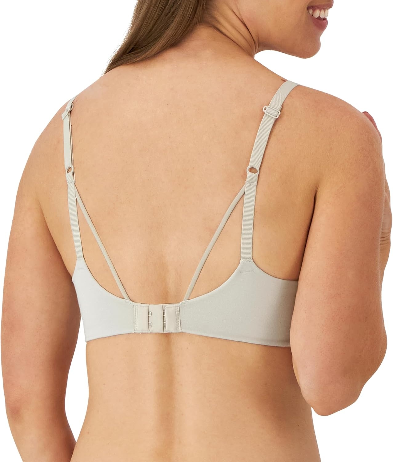 image:imageMaidenform Womens Underwire TShirt Bra Everyday Luxe TShirt Bra Full Coverage BraBeige Bisque