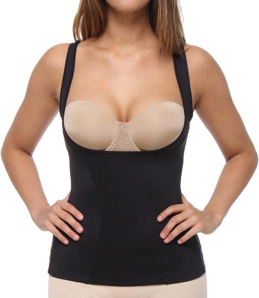 image:imageMaidenform Womens Wear Your Own Bra Shapewear Torsette FL1866Modern Black