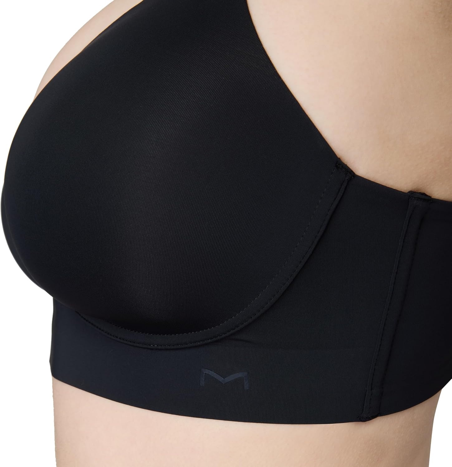 image:imageMaidenform Womens Wireless Bra Barely There NoShow Bra for Women Full Coverage Convertible StrapsBlack