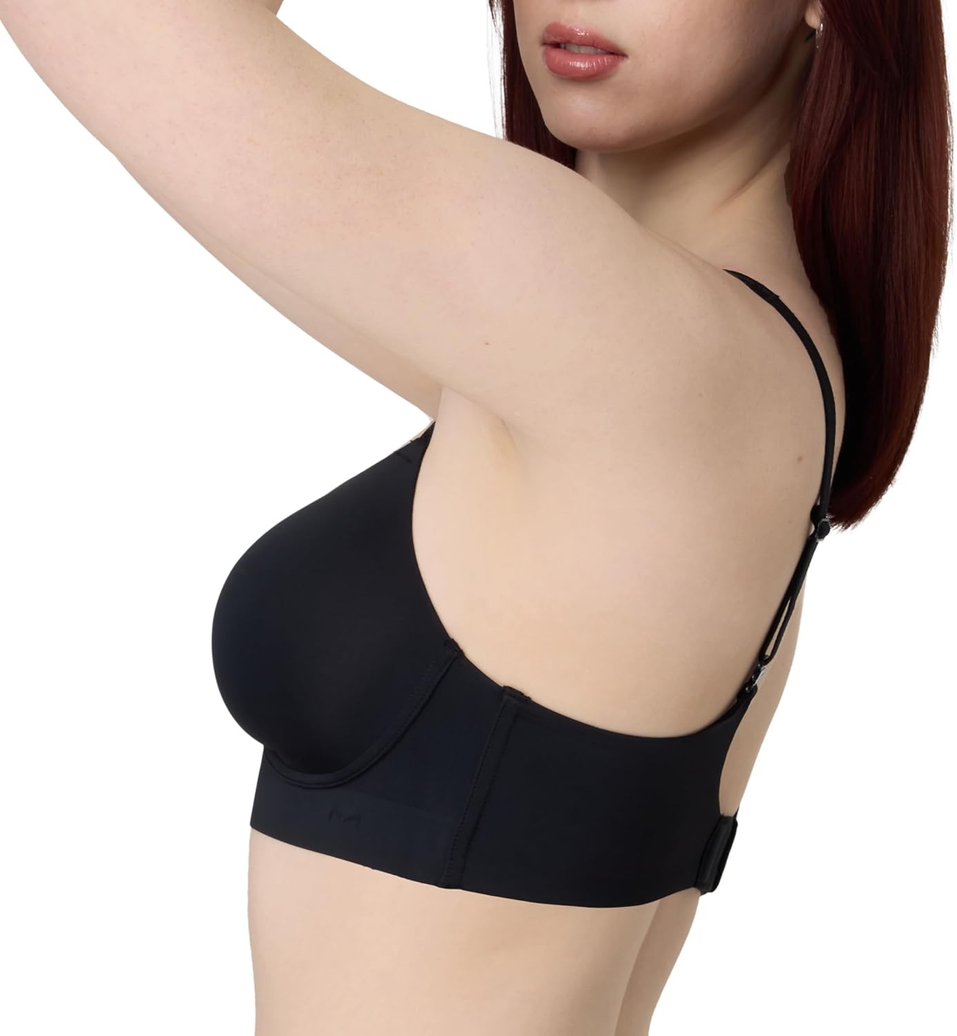 image:imageMaidenform Womens Wireless Bra Barely There NoShow Bra for Women Full Coverage Convertible StrapsBlack