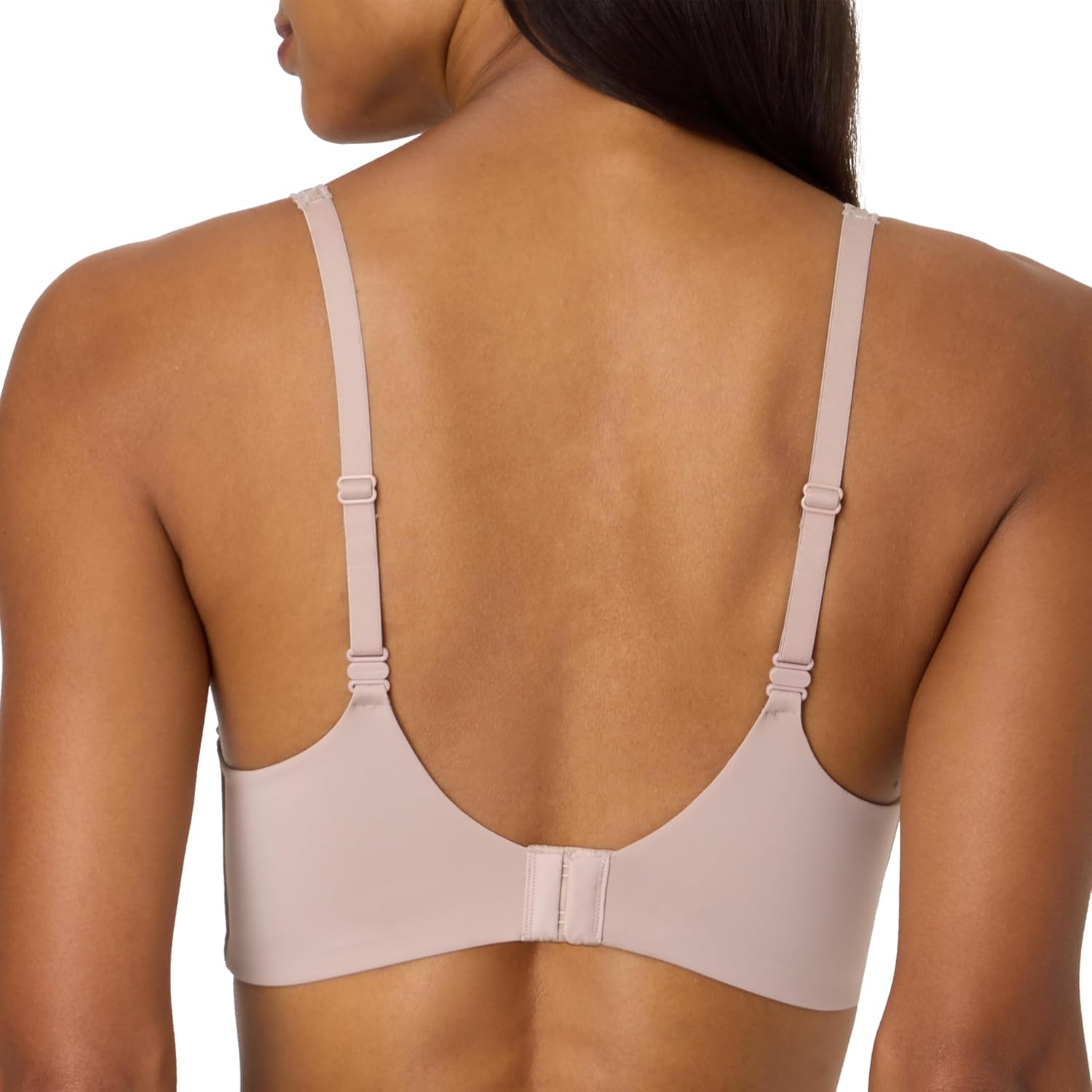 image:imageMaidenform Womens Wireless Bra Barely There NoShow Bra for Women Full Coverage Convertible StrapsEvening Blush