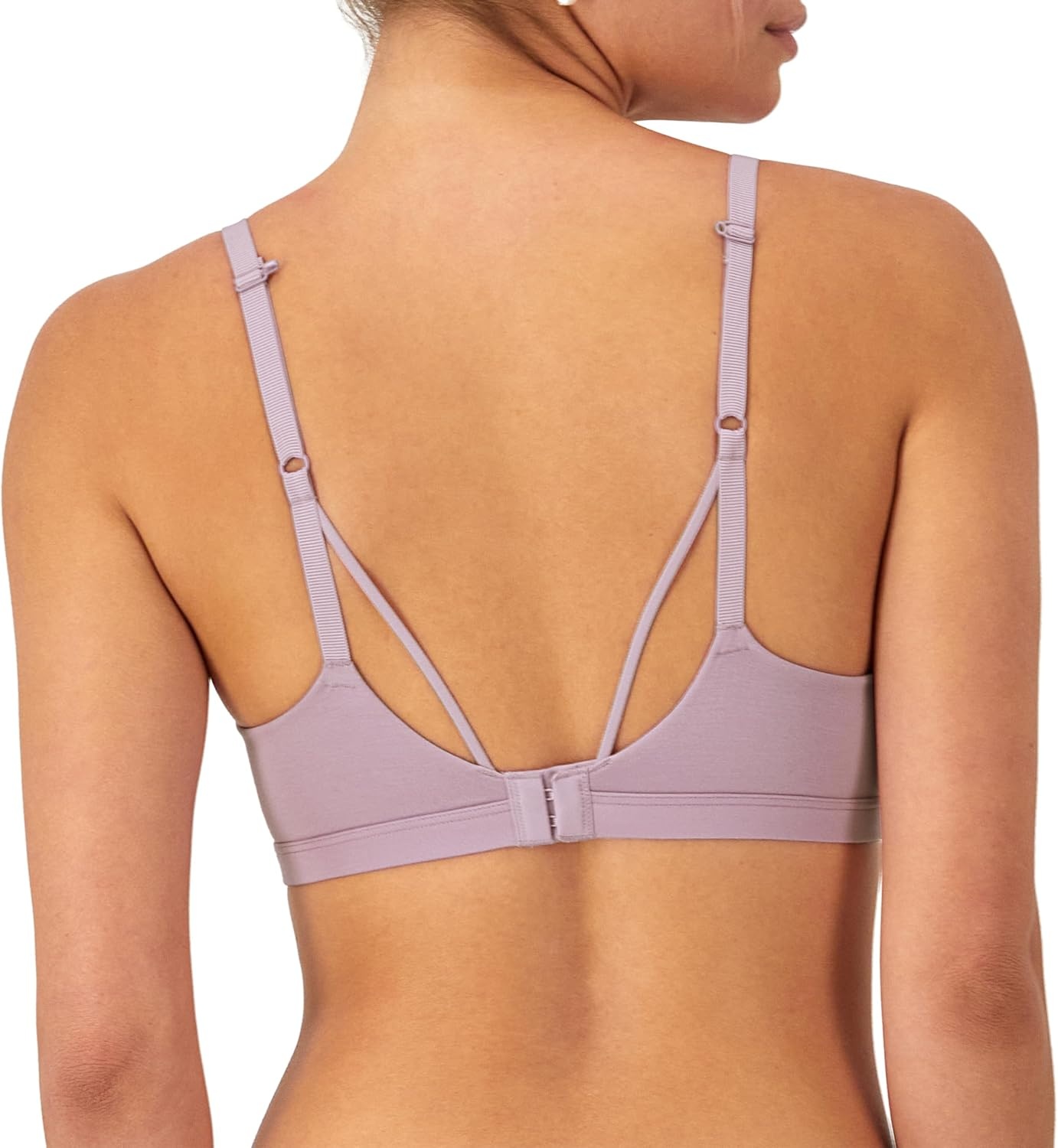 image:imageMaidenform Womens Wireless Bra Everyday Luxe TShirt Wireless Bras for Women Convertible Straps SmoothingSojourn Lilac