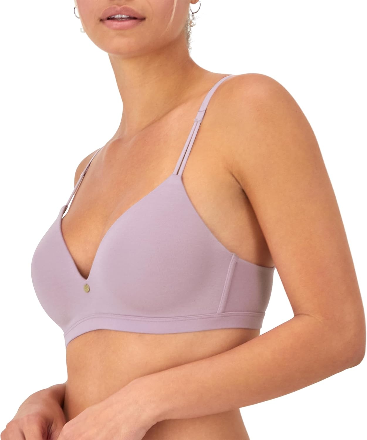 image:imageMaidenform Womens Wireless Bra Everyday Luxe TShirt Wireless Bras for Women Convertible Straps SmoothingSojourn Lilac