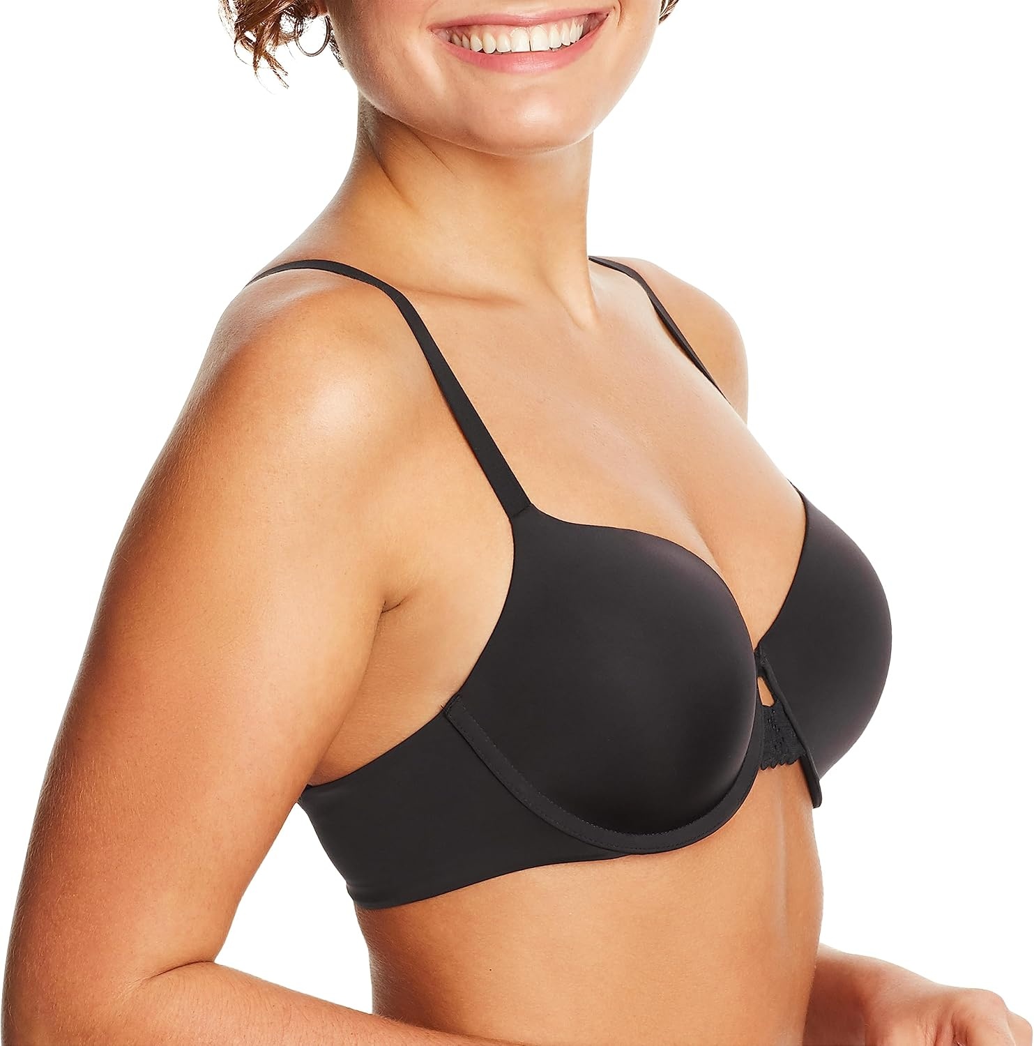 image:imageMaidenform womens One Fab Fit Underwire Bra Microfiber Tshirt Bra Convertible Retired ColorsBlack