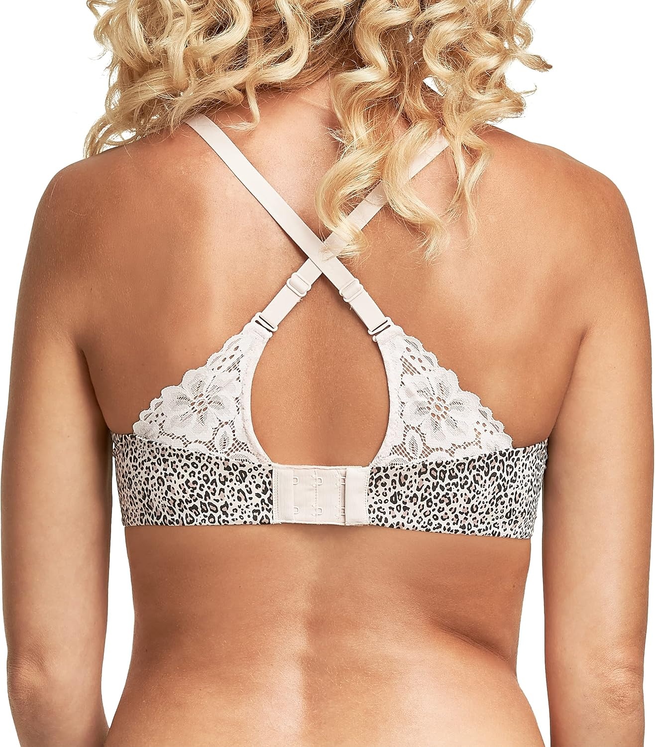 image:imageMaidenform womens One Fab Fit Underwire Bra Microfiber Tshirt Bra Convertible Retired ColorsClassic Leopard PrintSandshell