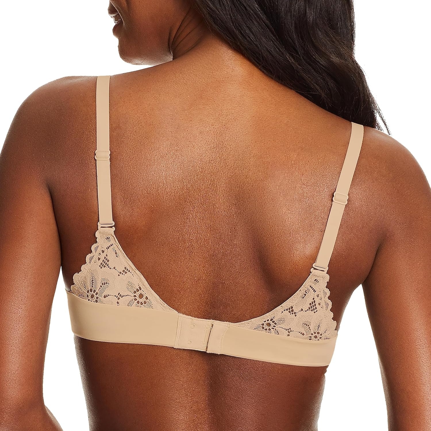 image:imageMaidenform womens One Fab Fit Underwire Bra Microfiber Tshirt Bra Convertible Retired ColorsParis Nude