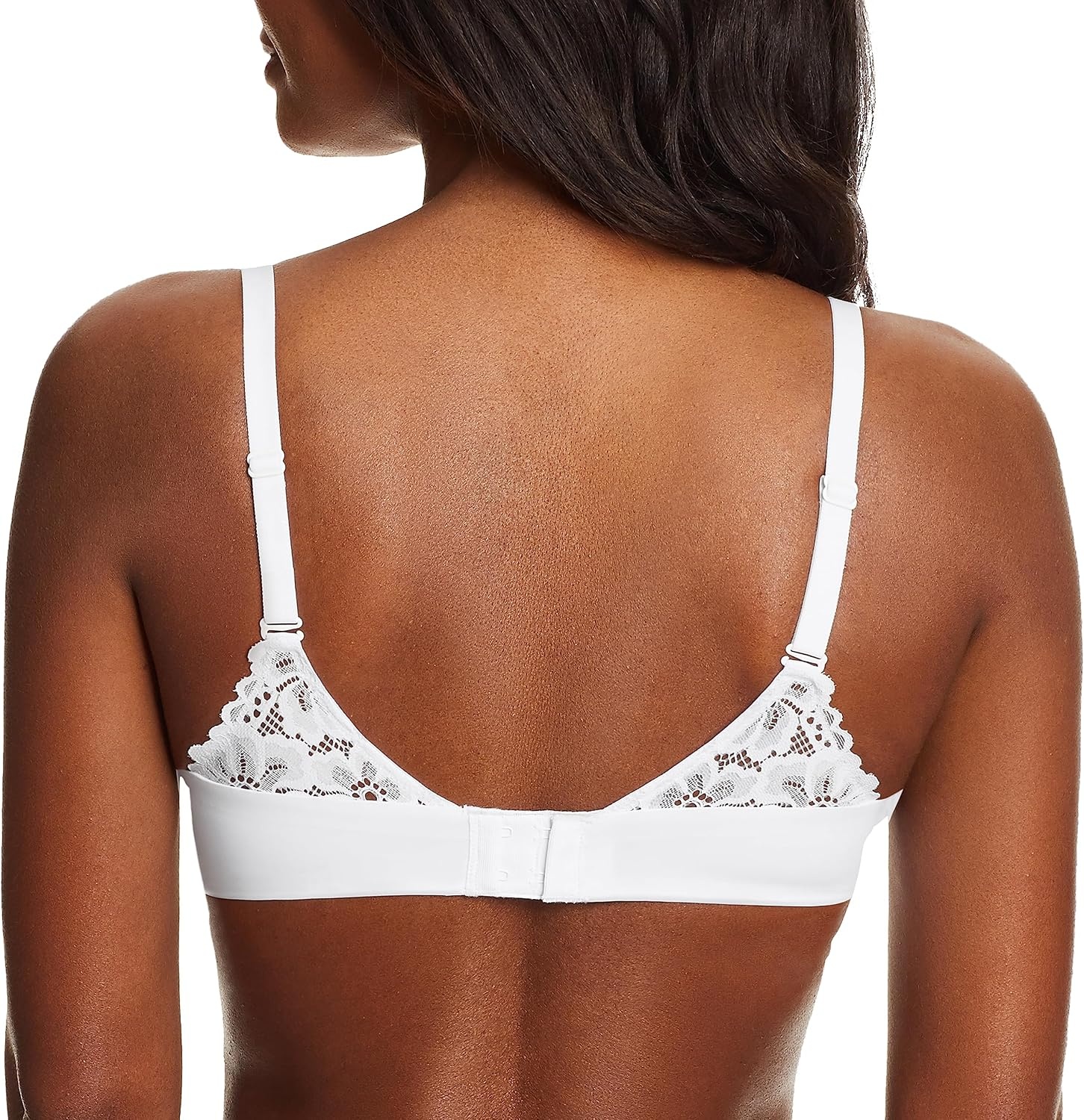 image:imageMaidenform womens One Fab Fit Underwire Bra Microfiber Tshirt Bra Convertible Retired ColorsWhite