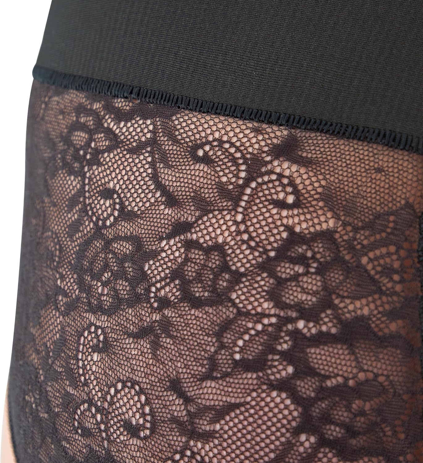 image:imageMaidenform womens Shapewear Underwear Tummy Control Shapewear for Women Panties Lace Options Fajas Plus Size TooBlack Lace