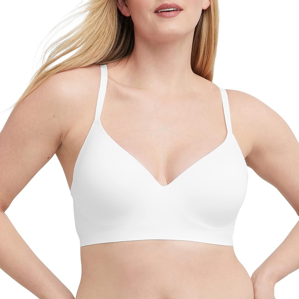image:imageMaidenform Womens Barely There Invisible Support Underwire Bra No Show TShirt BraWhite
