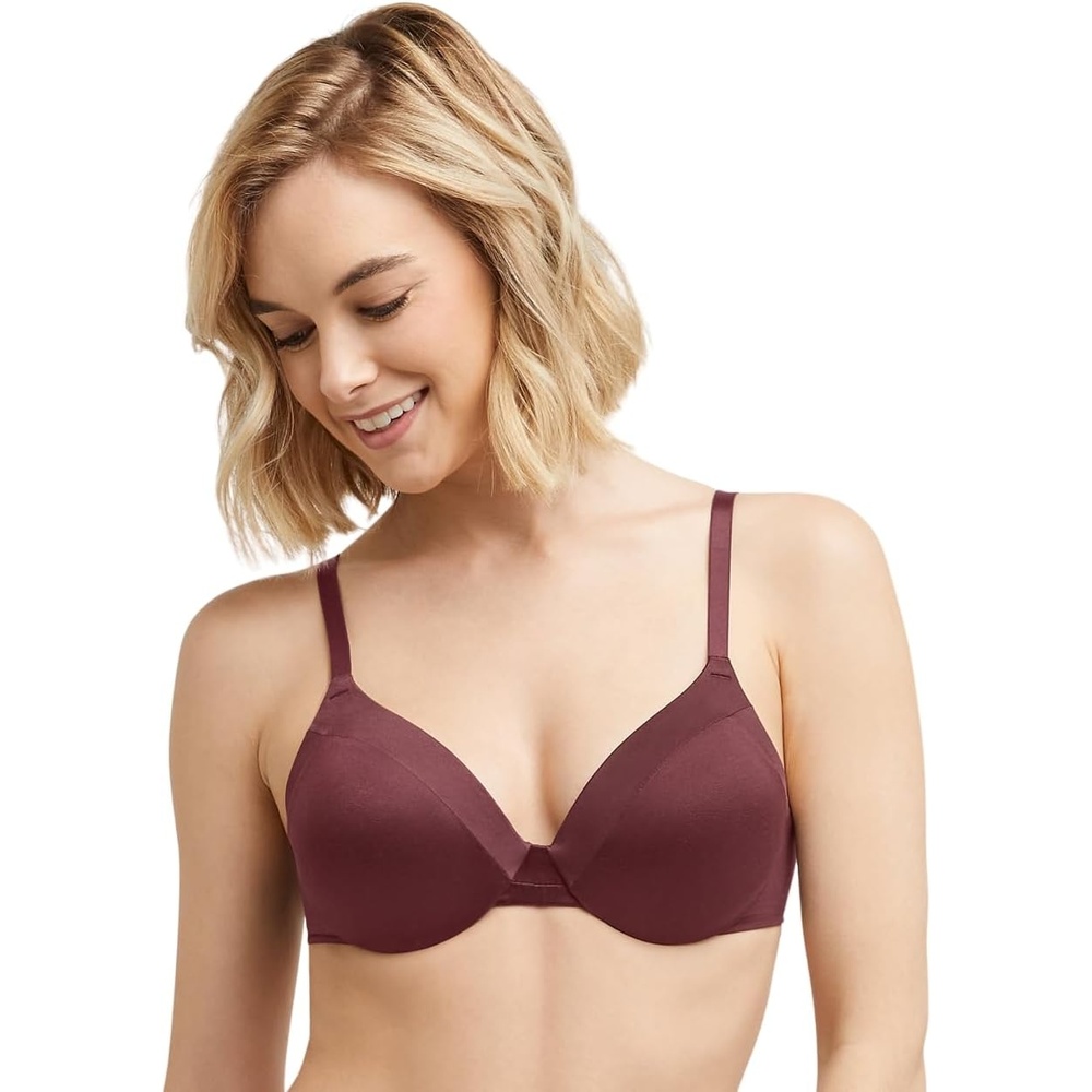 image:imageMaidenform Womens Comfort Devotion Underwire Bra Convertible Tshirt Bra Retired ColorsCola Red