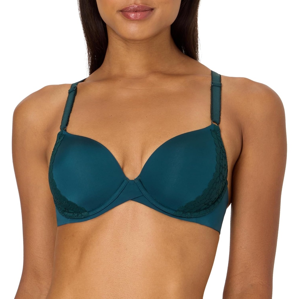 image:imageMaidenform Womens Demi Underwire Bra One Fab Fit Lightly Padded Bras for Women Convertible Straps PlusFashion Green