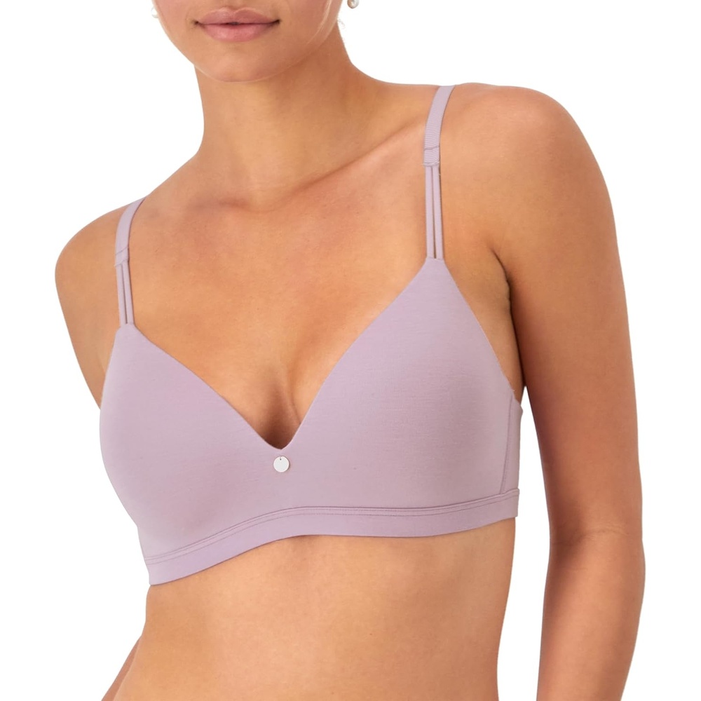 image:imageMaidenform Womens Wireless Bra Everyday Luxe TShirt Wireless Bras for Women Convertible Straps SmoothingSojourn Lilac