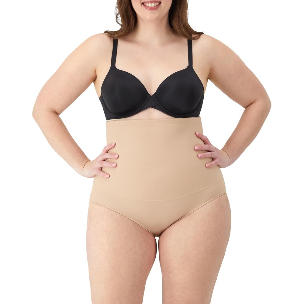 image:imageMaidenform womens Firm Control High Waist Shapewear Brief Fl1854Latte Lift