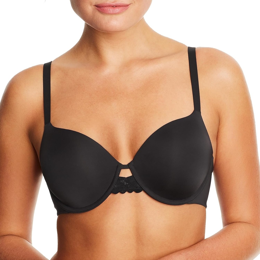 image:imageMaidenform womens One Fab Fit Underwire Bra Microfiber Tshirt Bra Convertible Retired ColorsBlack