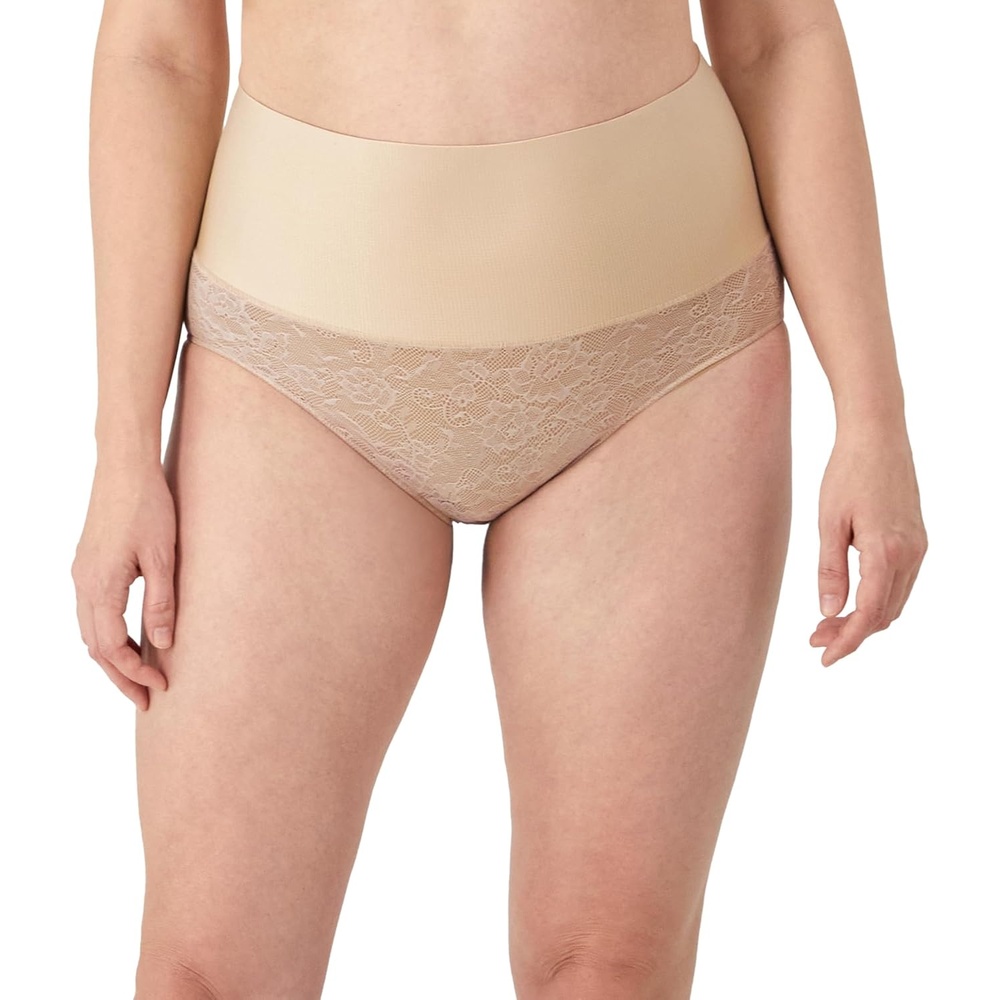 image:imageMaidenform womens Shapewear Underwear Tummy Control Shapewear for Women Panties Lace Options Fajas Plus Size TooTransparentNude Lace