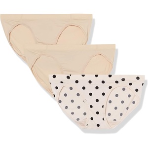 image:imageMaidenform Womens Bikini Underwear Barely There Microfiber Panties No Panty Lines 3packParis NudeModern DotParis Nude