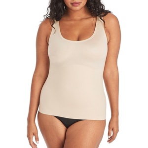 image:imageMaidenform Womens Comfort Devotion Shapewear Tank Top Firm Control Smoothing CamiLatte Lift