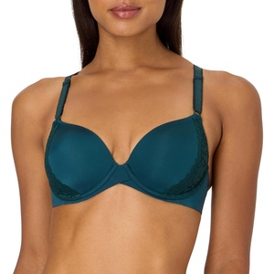 image:imageMaidenform Womens Demi Underwire Bra One Fab Fit Lightly Padded Bras for Women Convertible Straps PlusFashion Green
