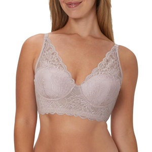 image:imageMaidenform Womens Lace Bralette Padded Longline Bralettes Convertible Wireless Bras for Women PlusEvening Blush Bloom Lace