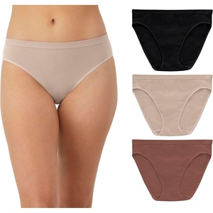 image:imageMaidenform Womens M Seamless Bikini Midrise Bikini Panty Seamless Underwear for Women 3packBlackEvening BlushBronzed Chestnut