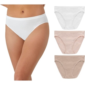 image:imageMaidenform Womens M Seamless Bikini Midrise Bikini Panty Seamless Underwear for Women 3packWhiteSandshellEvening Blush