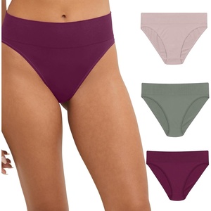 image:imageMaidenform Womens M Underwear Seamless HiCut Bikini Panties HighLeg Underwear for Women 3PackEvening BlushPewter GreenAutumn Orchid