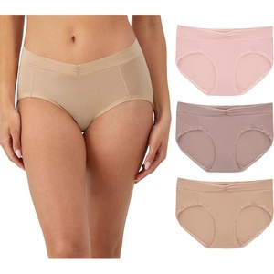 image:imageMaidenform Womens Microfiber Bikini Underwear Midrise Bikini Panties 3packAlmondEvening BlushPretty Blush