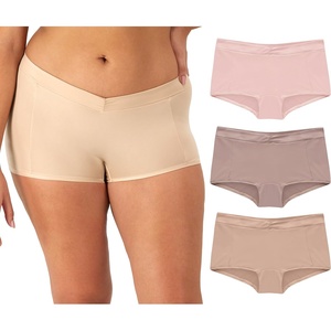 image:imageMaidenform Womens Microfiber Boyshort Underwear Midrise Boyshort Panties 3packAlmondEvening BlushPretty Blush