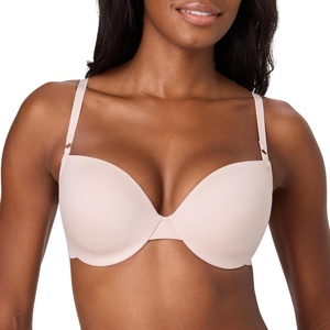 image:imageMaidenform Womens Pushup Bra Comfortable Underwire Lace Bras for Women Sexy Lace Natural Lift Adjustable StrapsSandshell