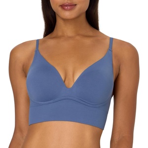 image:imageMaidenform Womens Pushup Bra M Seamless Lift Longline Bralettes Bras for Women Seamless Convertible Plus Sizes TooDungaree Blue