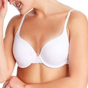 image:imageMaidenform Womens Pushup Bra with Dreamwire NoPoke Underwire Pushup Bras for Women Convertible Demi Coverage SexyWhite